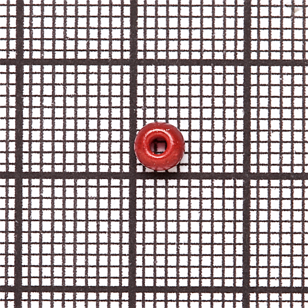 Бісер круглий великий 6 (3,6 мм) бордовий 18950