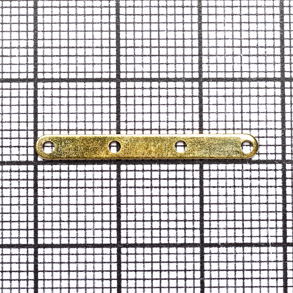 Планка многорядная 27 мм золотая