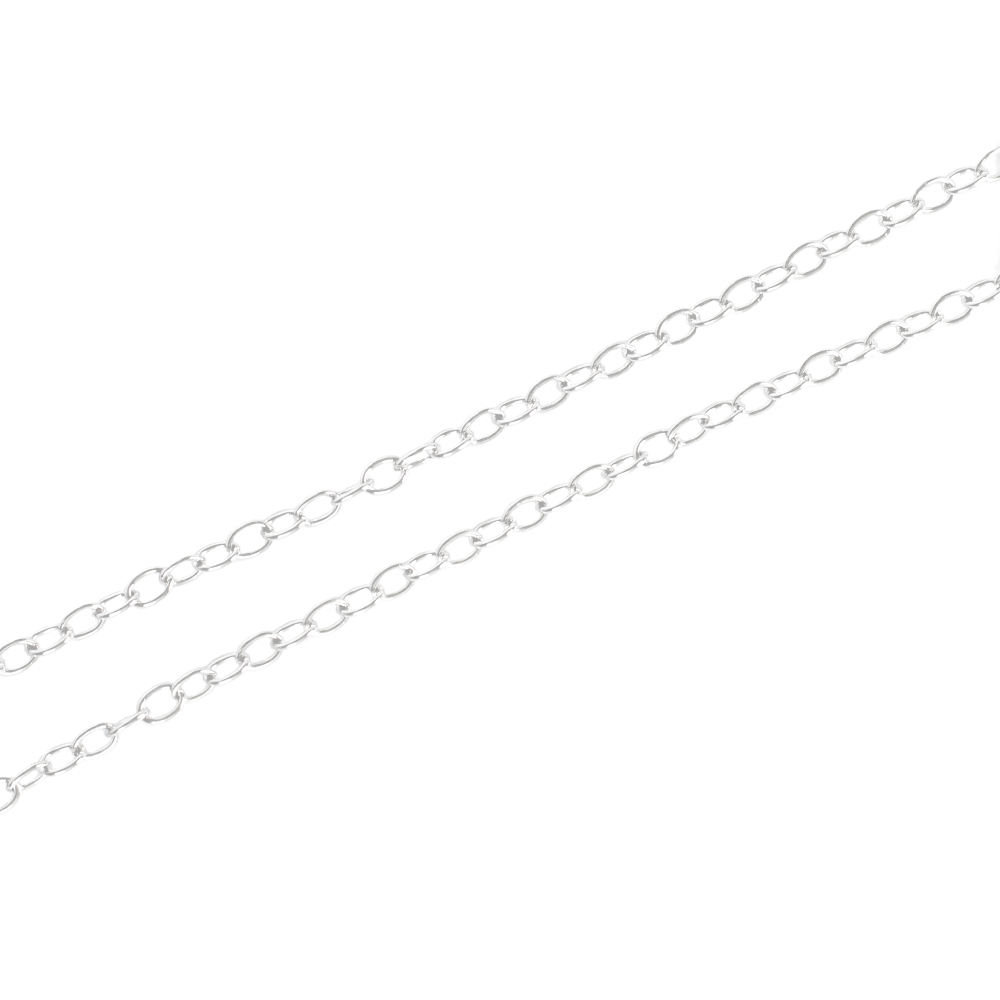 Ланцюг сріблястий середній панцирний 8х10х1,4 мм