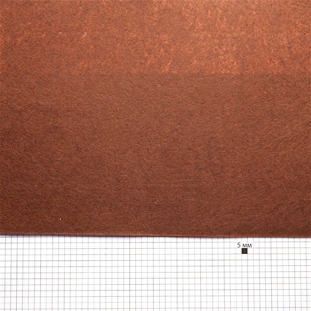 Фетр 1 мм розмір 30х19,5 см коричневий 40492
