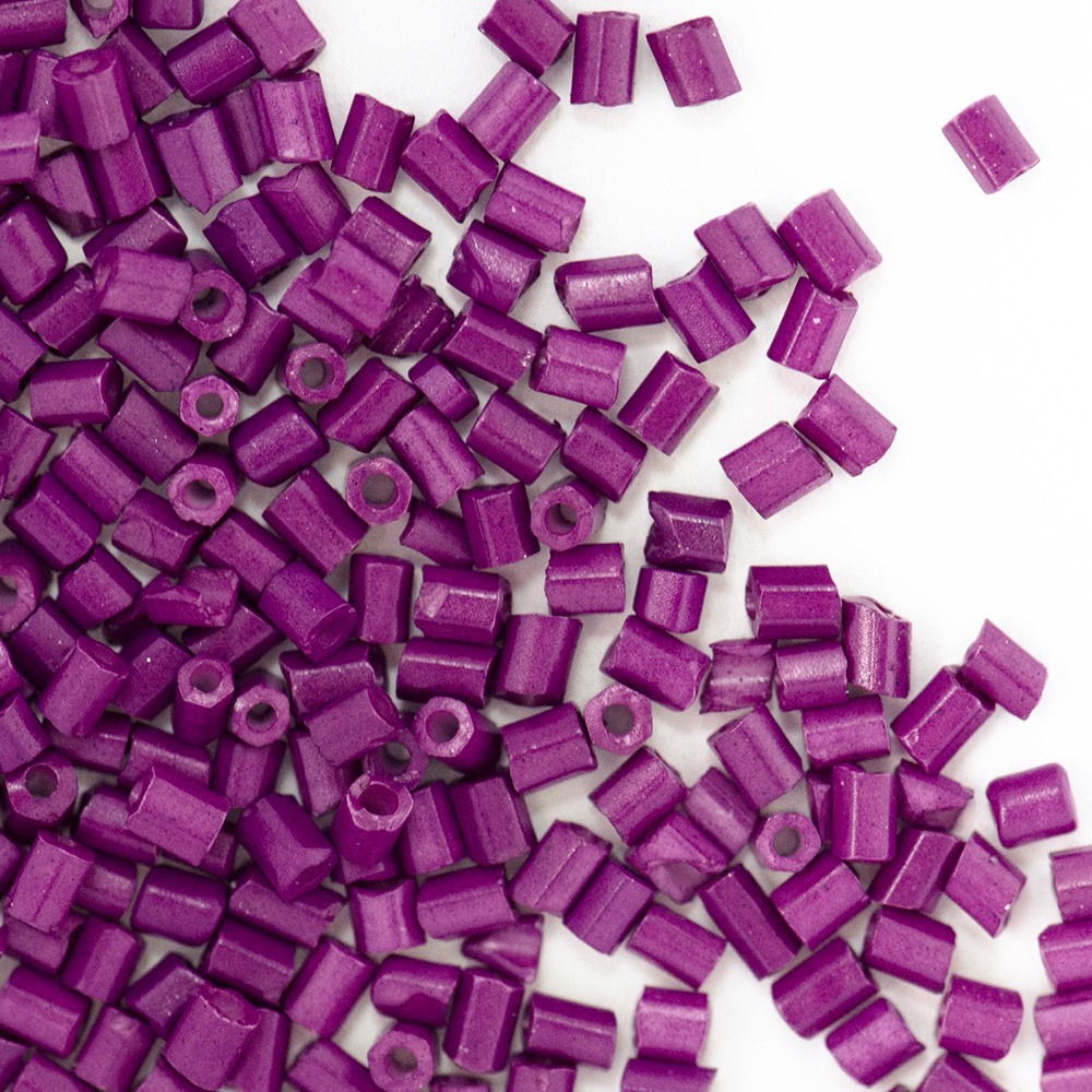 Бисер-рубка (2,1 мм) фиолетовый 9849