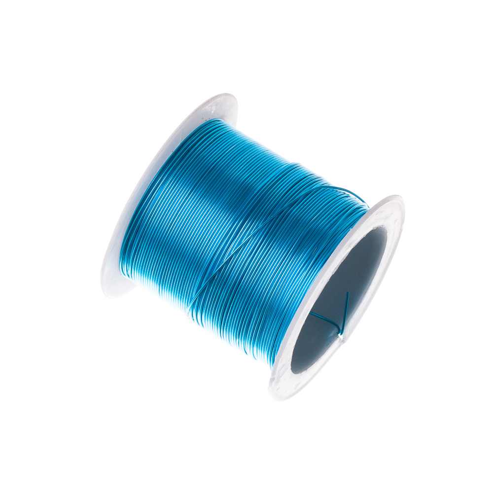 Проволока алюминиевая 0,6 мм голубая катушка 20 м (+-10%)