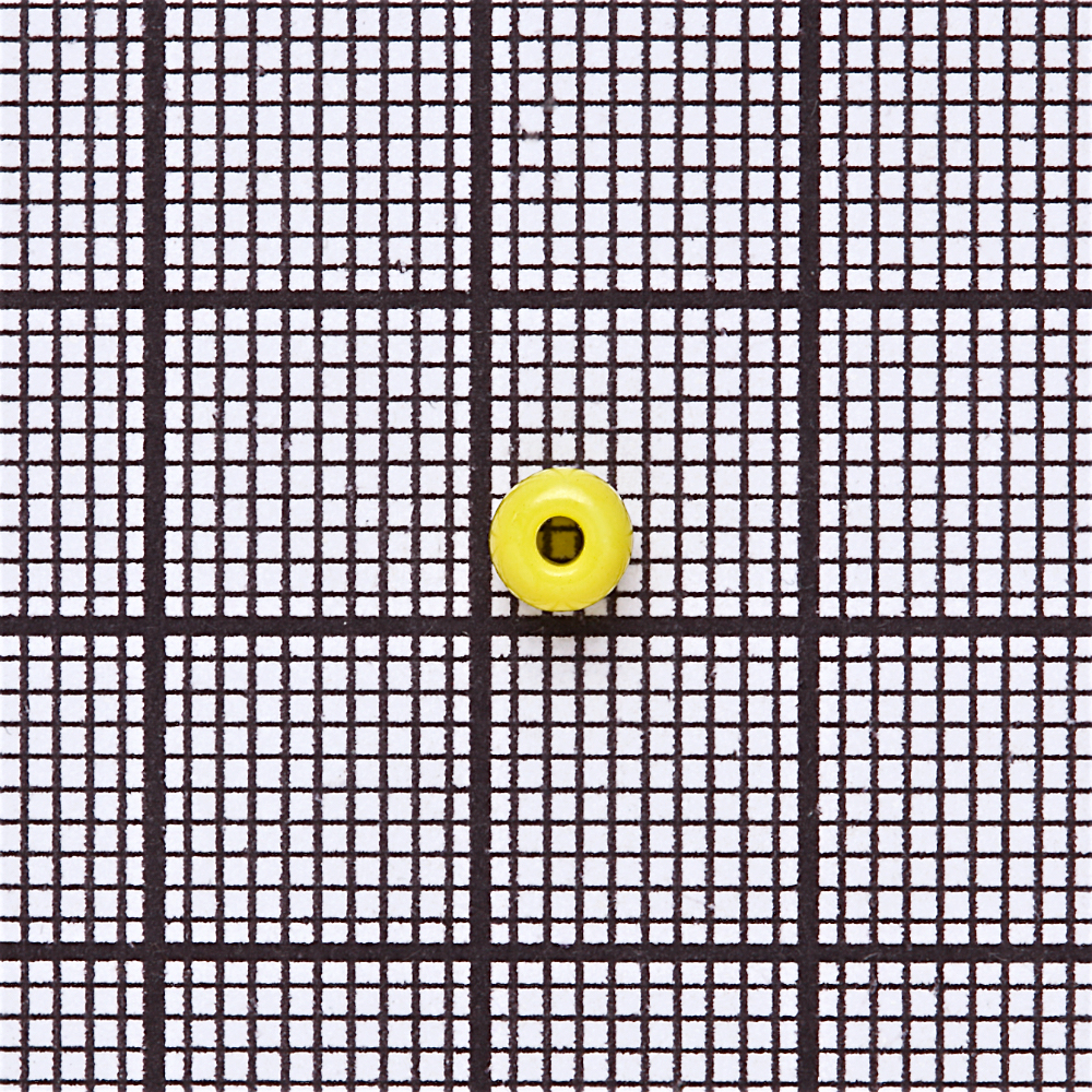 Бисер круглый крупный 6 (3,6 мм) желтый 9400