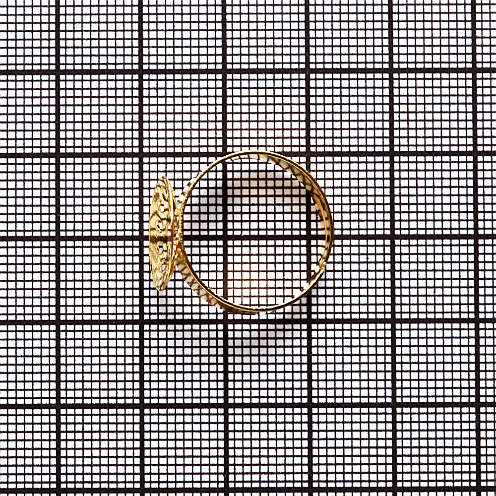 Основание для кольца диаметр основы для вклеивания 14 мм золотистое