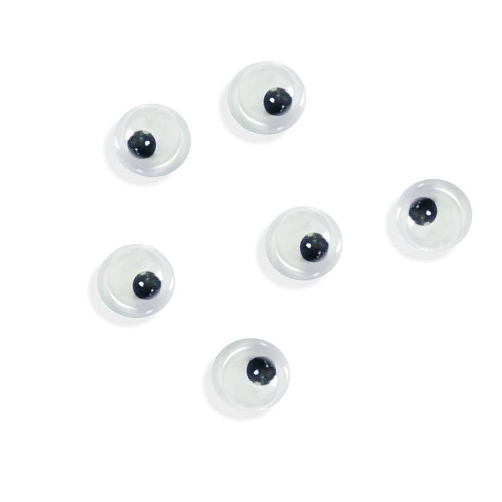 Пластикові очі 5 мм круглі (уп.20 шт.)