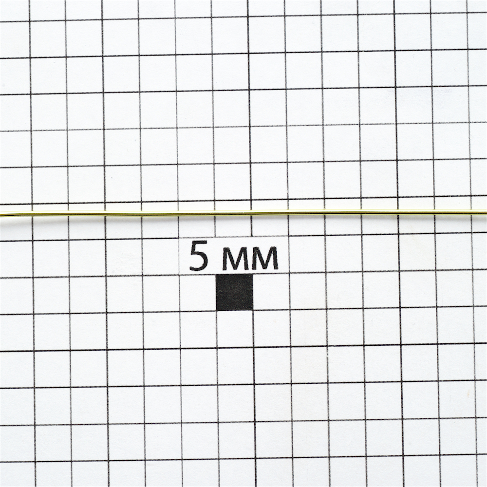 Проволока алюминиевая 1,5 мм лимонная катушка 10 м (+-10%)