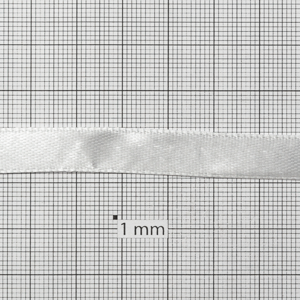 Стрічка атласна 10 мм біла