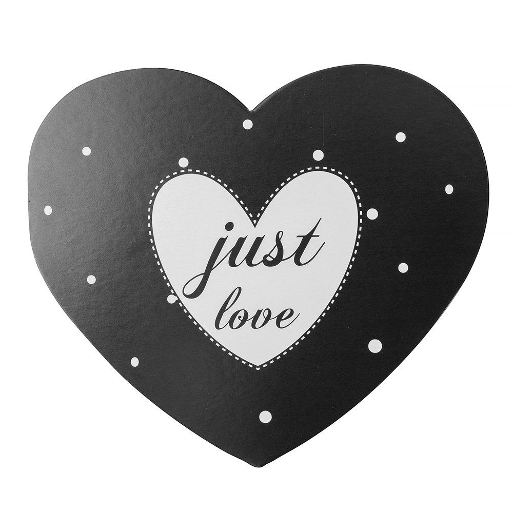 Открытка Валентинка 9х8 см Сердце Love микс цветов 1 шт