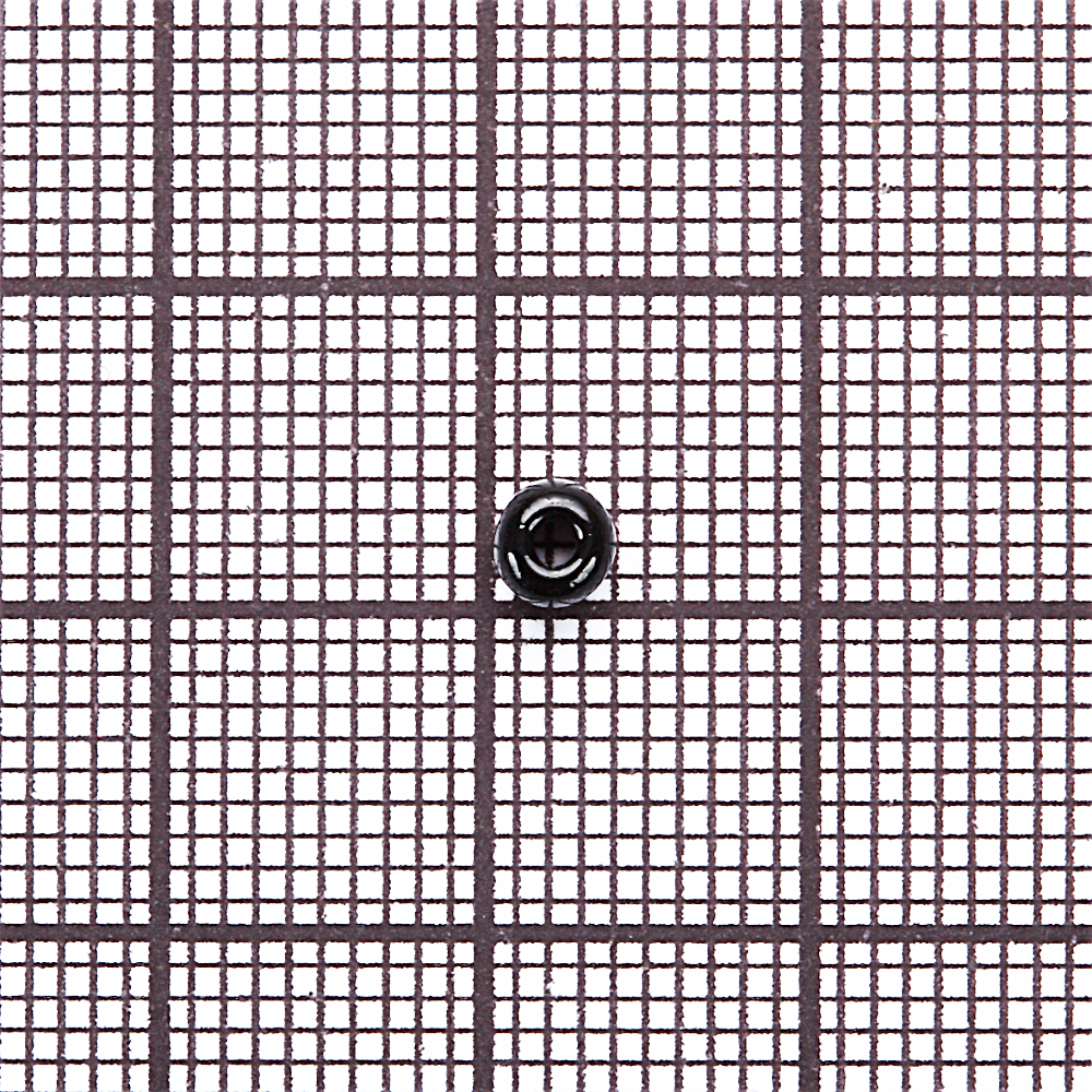Бисер круглый крупный 6 (3,6 мм) черный 9391