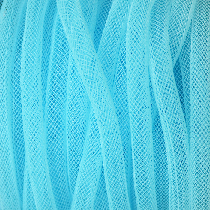 Шнур нейлоновый плетеный голубой 1 метр