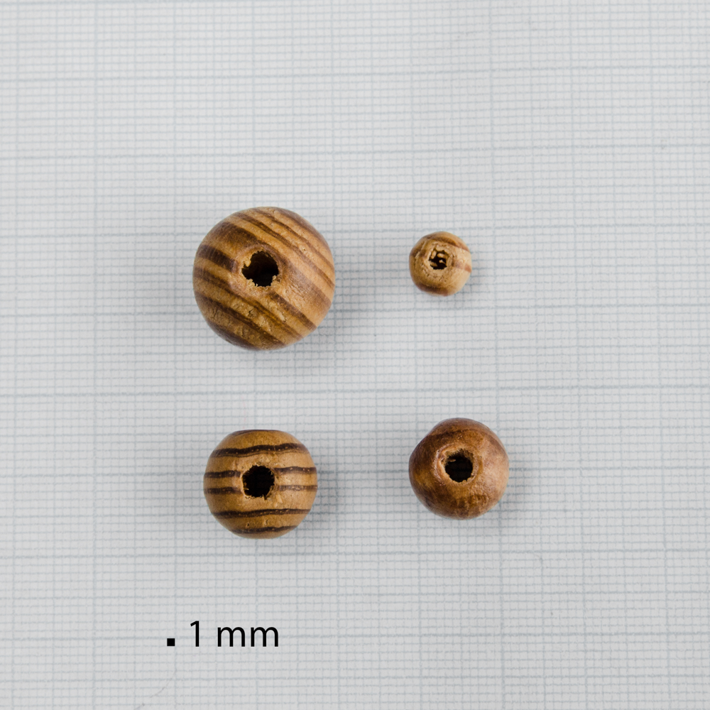 Куля 10 мм дерев'яні намистини з сосни