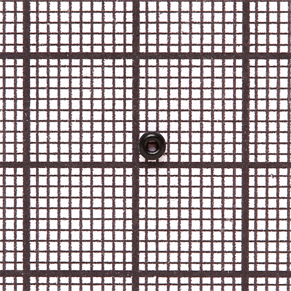 Бисер тертый 12 (1,8 мм) черный 9636