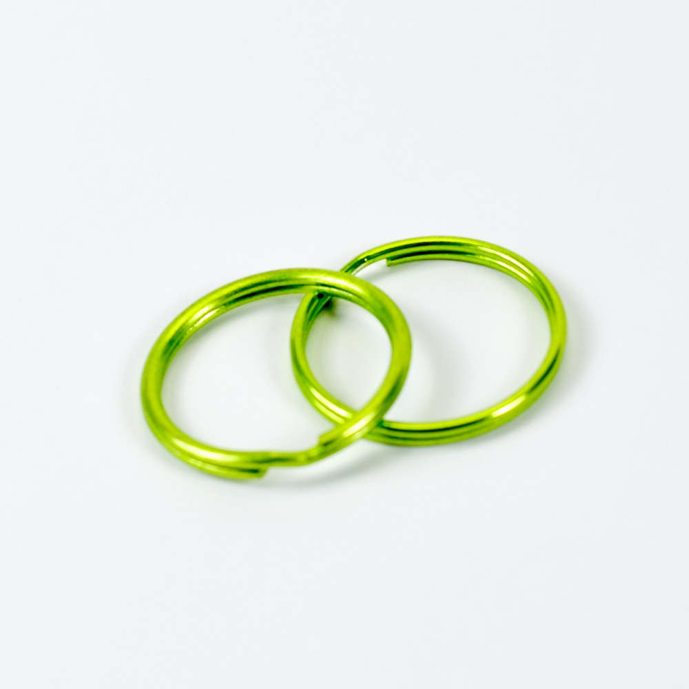 Кільце для брелка 28 мм зелене