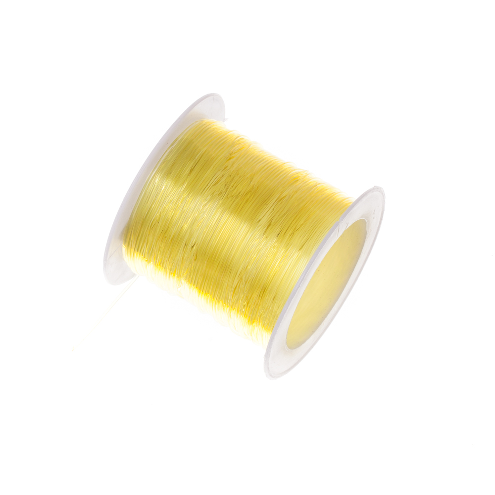 Резинка силиконовая толстая желтая 0,8 мм