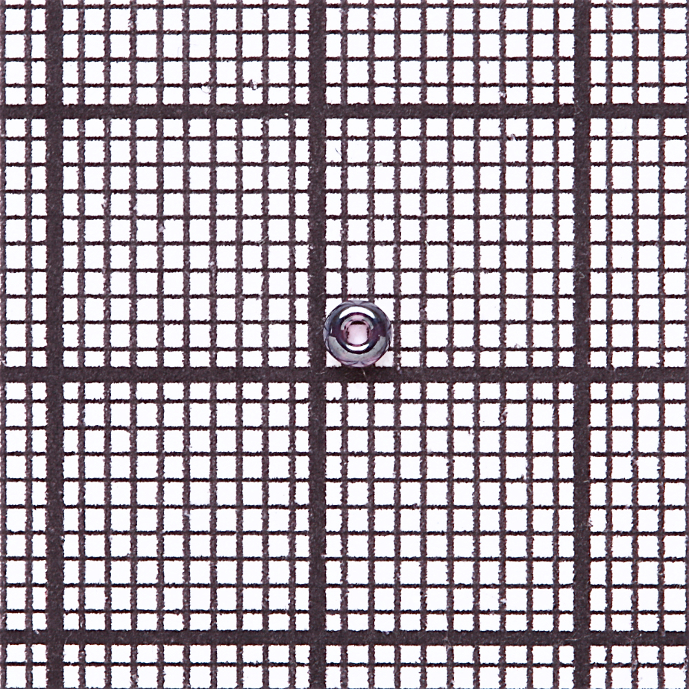 Бисер круглый мелкий 12 (1,8 мм) фиолетовый прозрачный 9588