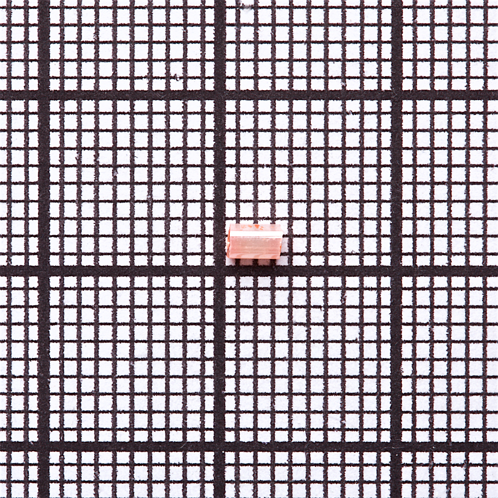 Бисер-рубка (2,1 мм) персиковый 9794
