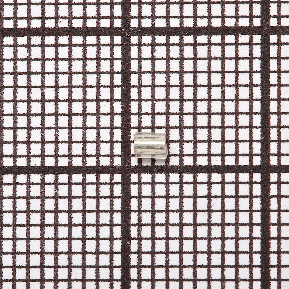 Бисер-рубка (2,1 мм) прозрачный 9811