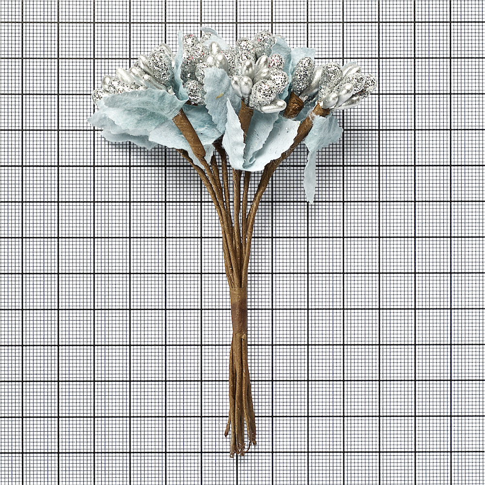 Декоративний елемент Срібна квітка