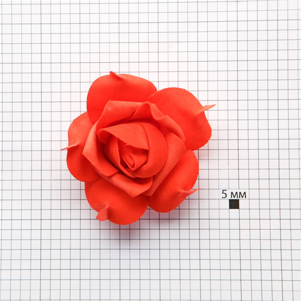 Штучні квіти троянда червона 1 штука