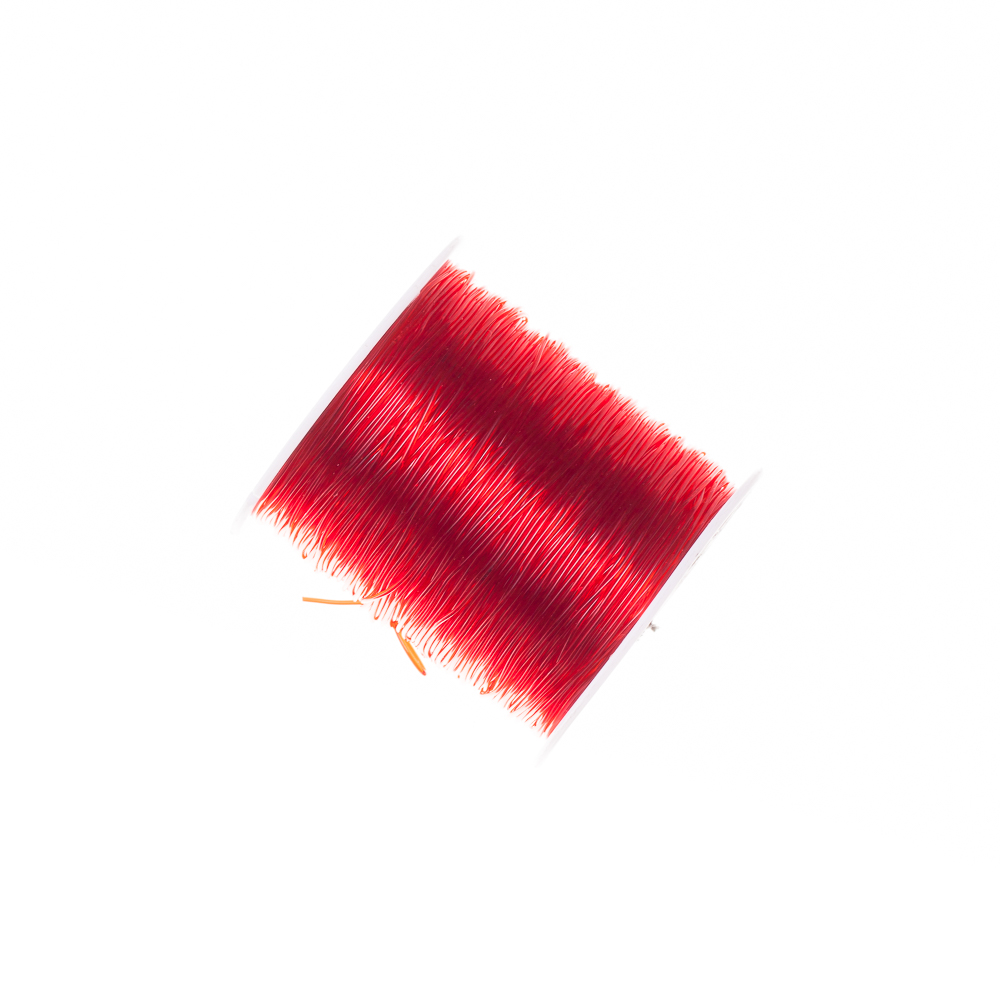 Резинка силіконова товста червона 0,8 мм