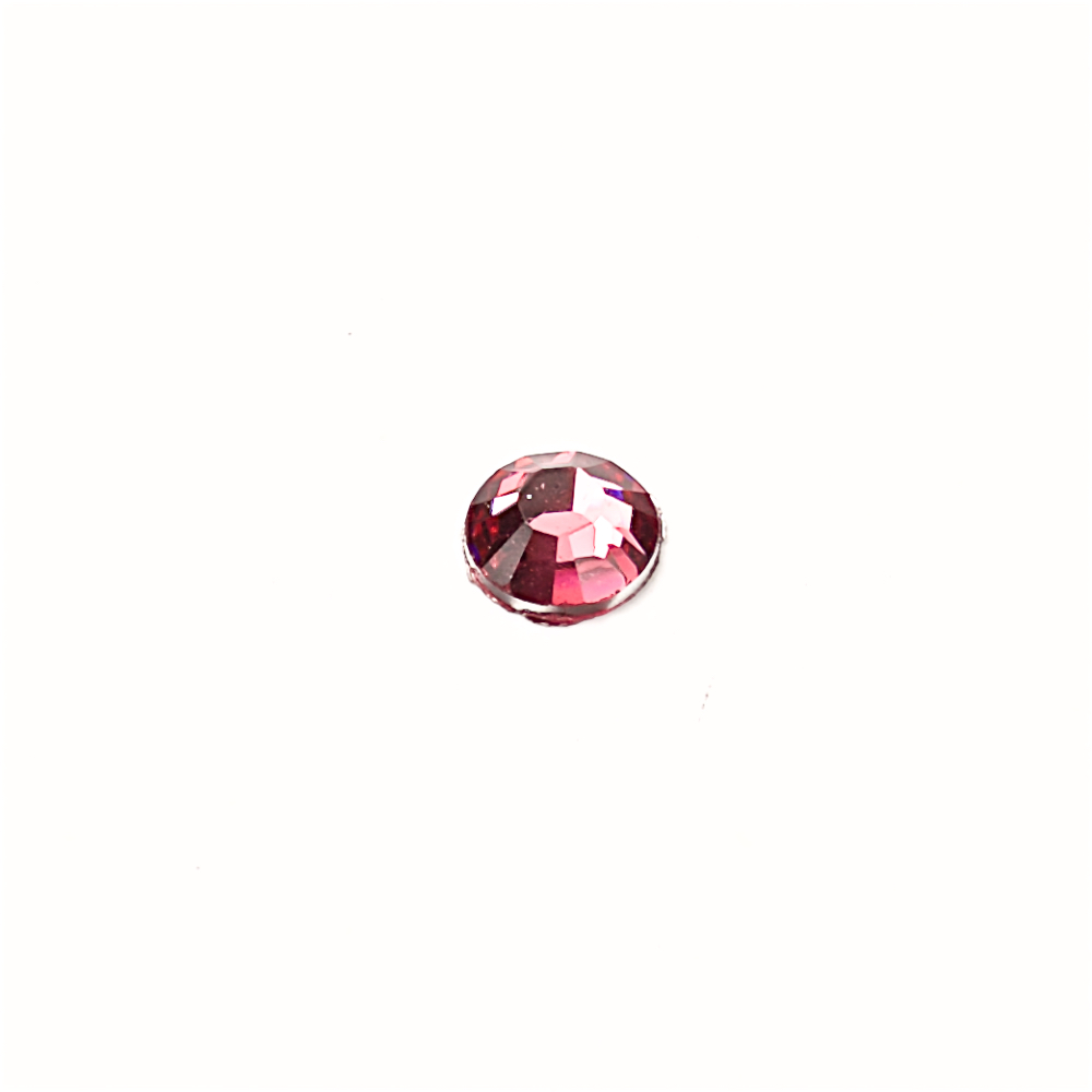 Стразы клеевые пластиковые 3 мм розовые уп. 110шт
