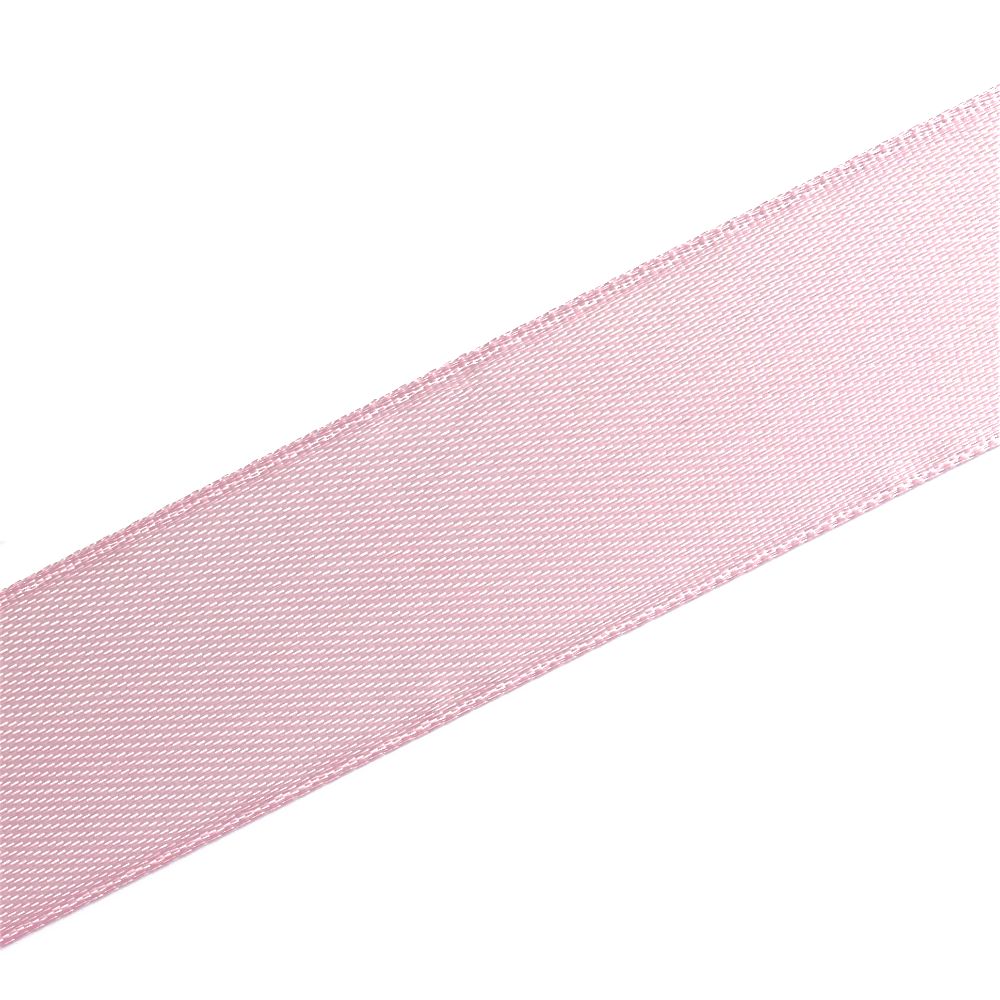 Стрічка атласна 25 мм рожева 1 метр