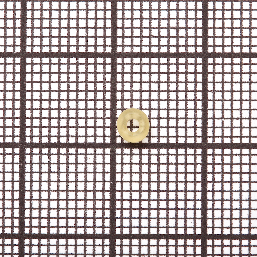 Бисер тертый 6 (3,6 мм) золотой прозрачный 9477