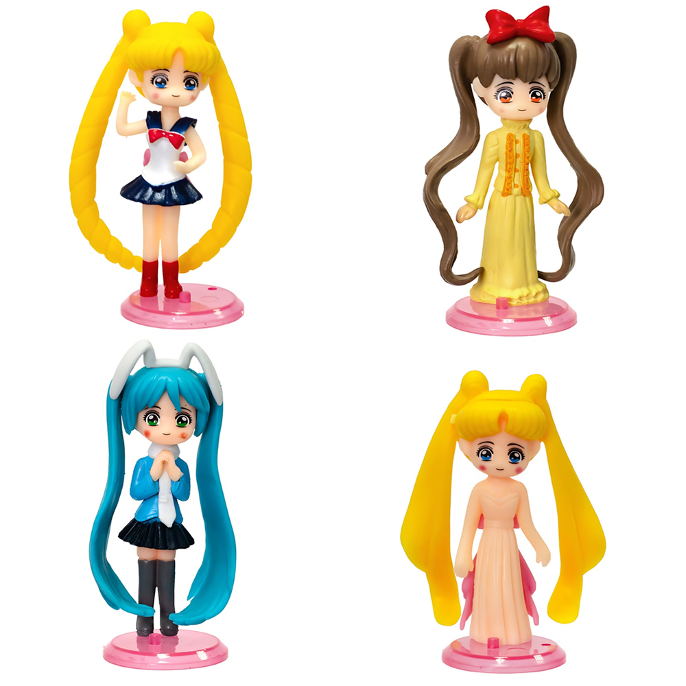 【UNI】みー娘グッズ Игрушка-сюрприз 70х33 мм Аниме микс цветов 1 шт