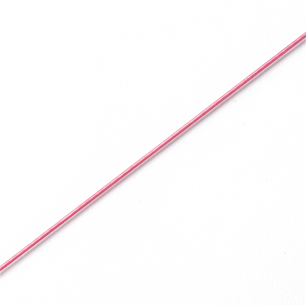 Металізована волосінь 0,38 мм рожева 10 м (+-10%)