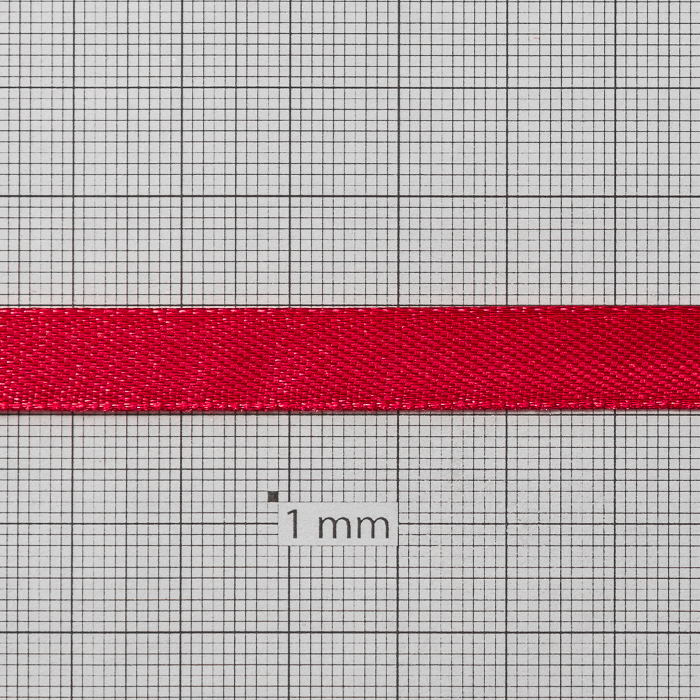 Стрічка атласна 10 мм бордова 1 метр