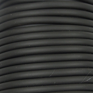 Шнур резиновый 3,5 мм черный 1 метр