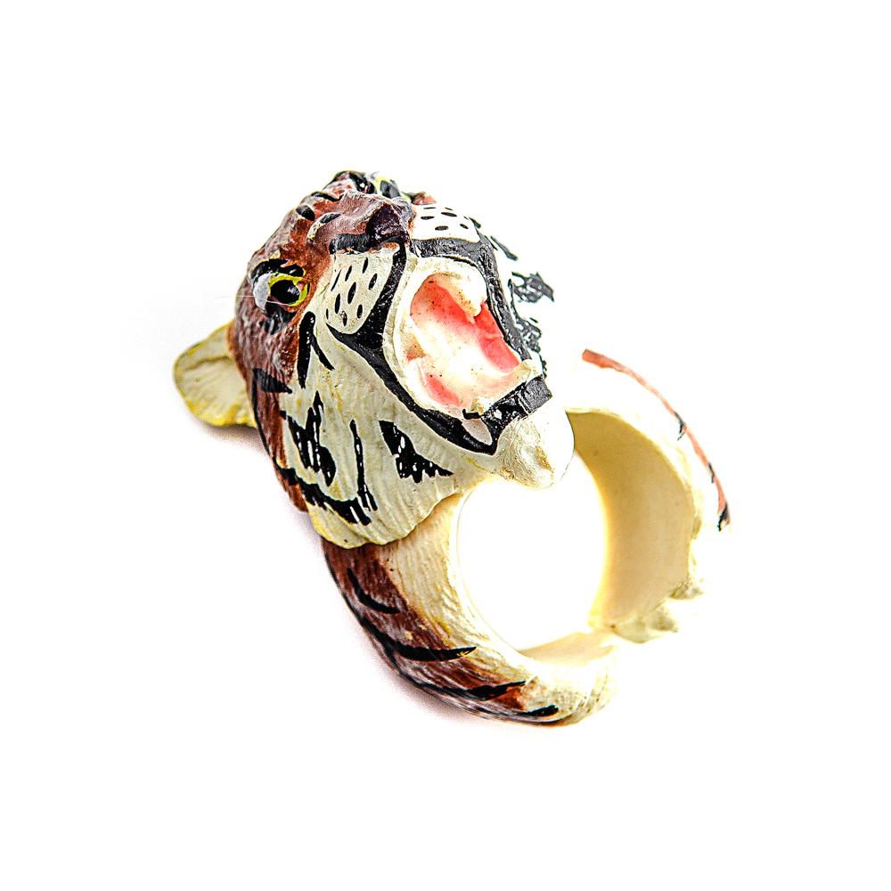 Пластиковое кольцо Тигр