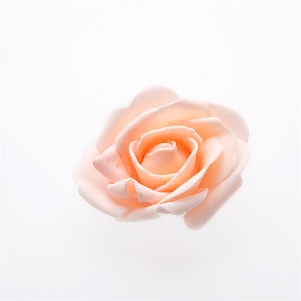Искусственная роза, персиковая, 75 мм 1 штука