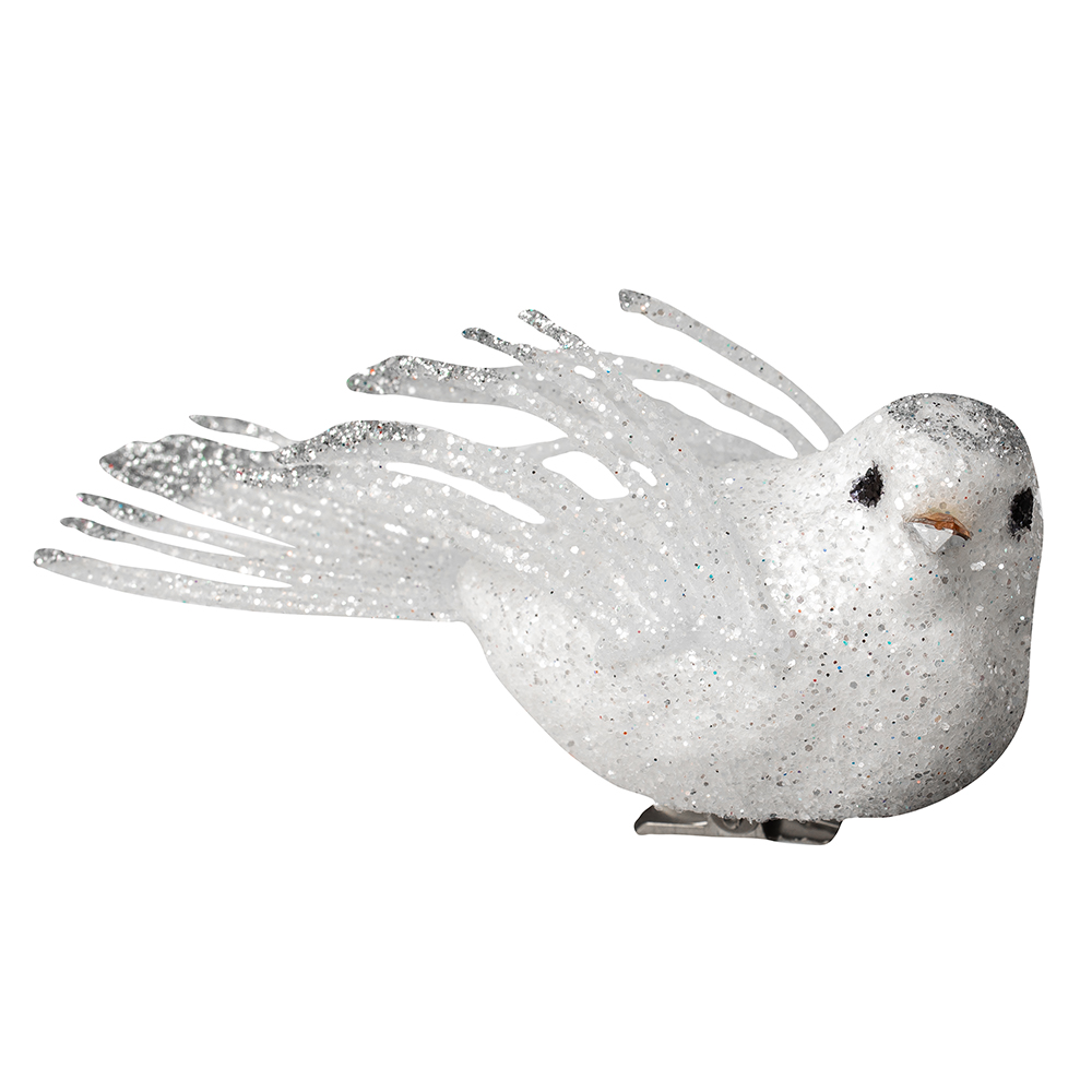 Декоративный элемент птица белая