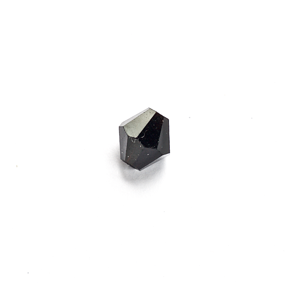 Хрустальная бусина биконус 6 мм черная