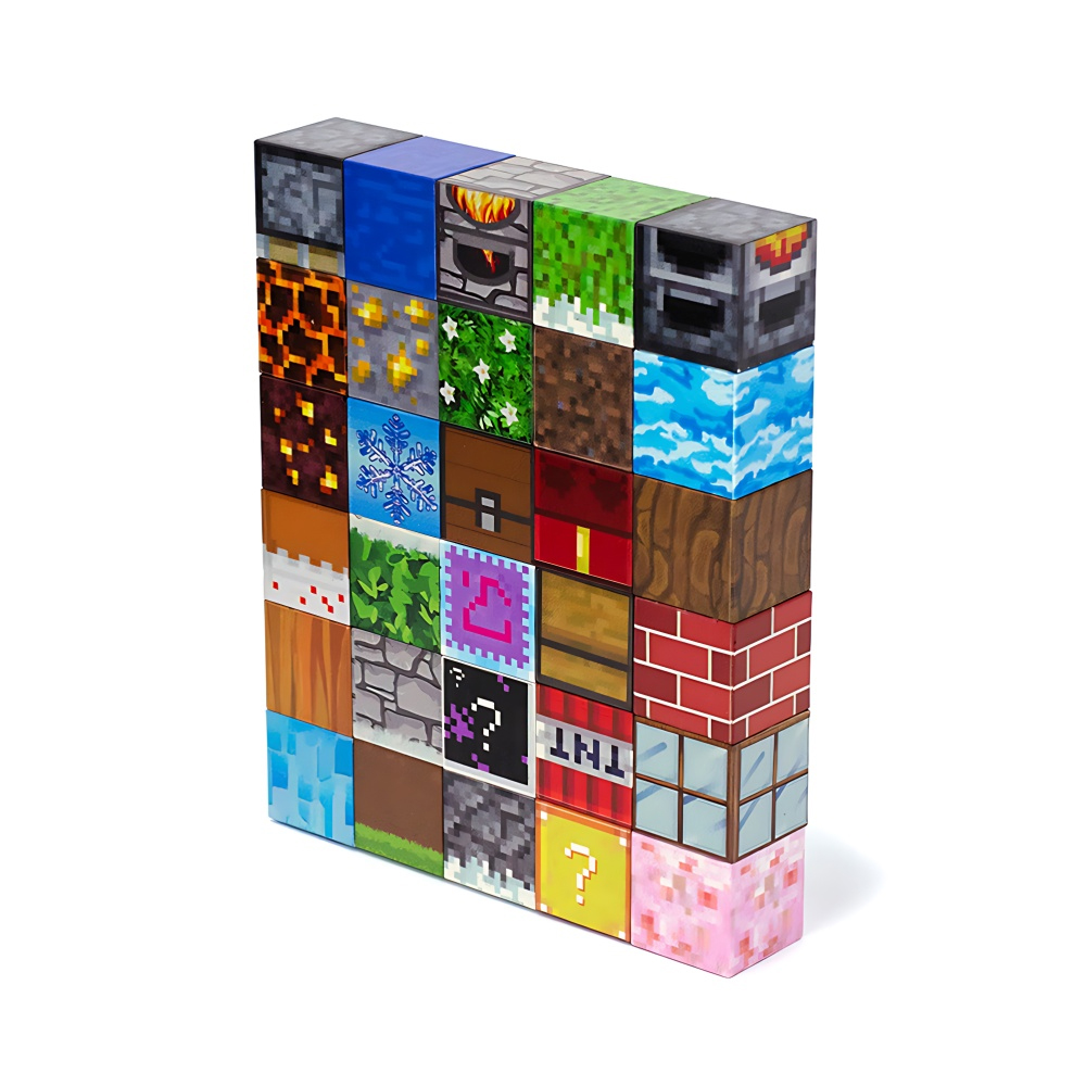 Конструктор Minecraft (Майнкрафт) микс цветов 1 шт