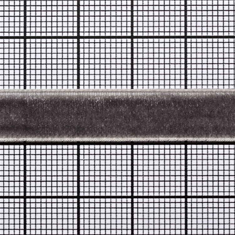 Стрічка оксамитова 10 мм сіра