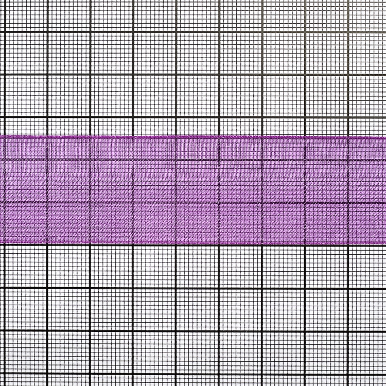 Лента из органзы 25 мм фиолетовая