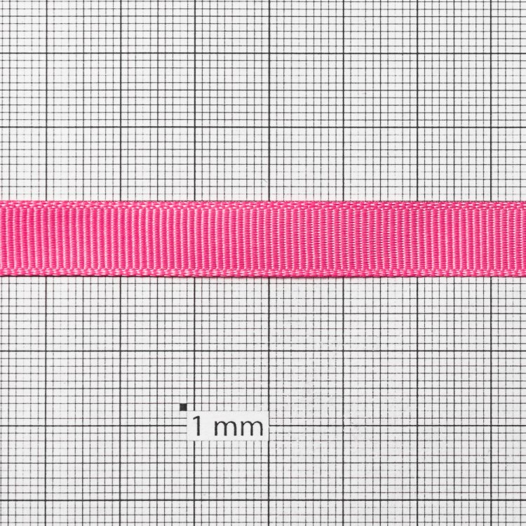 Лента репсовая 10 мм розовая