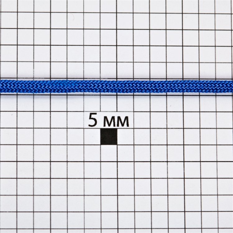 Шнур паракорд синій поліестер 4 мм