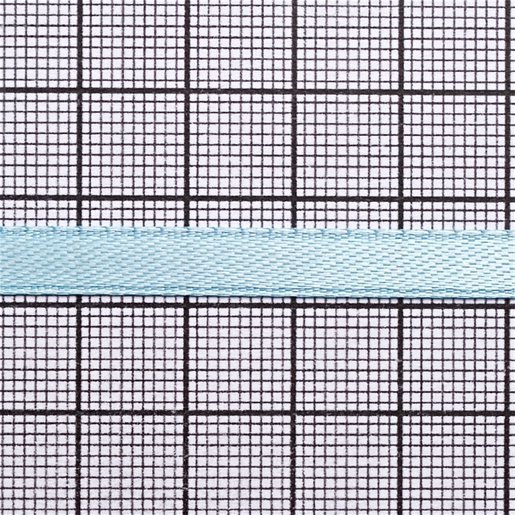 Стрічка атласна 7 мм блакитна
