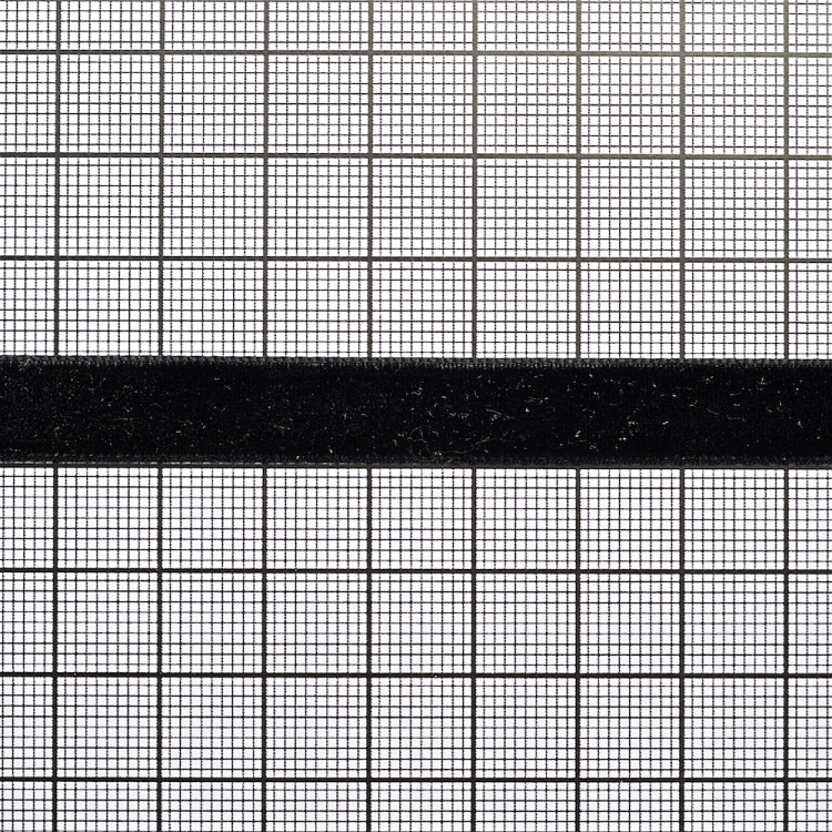 Стрічка оксамитова 10 мм чорна