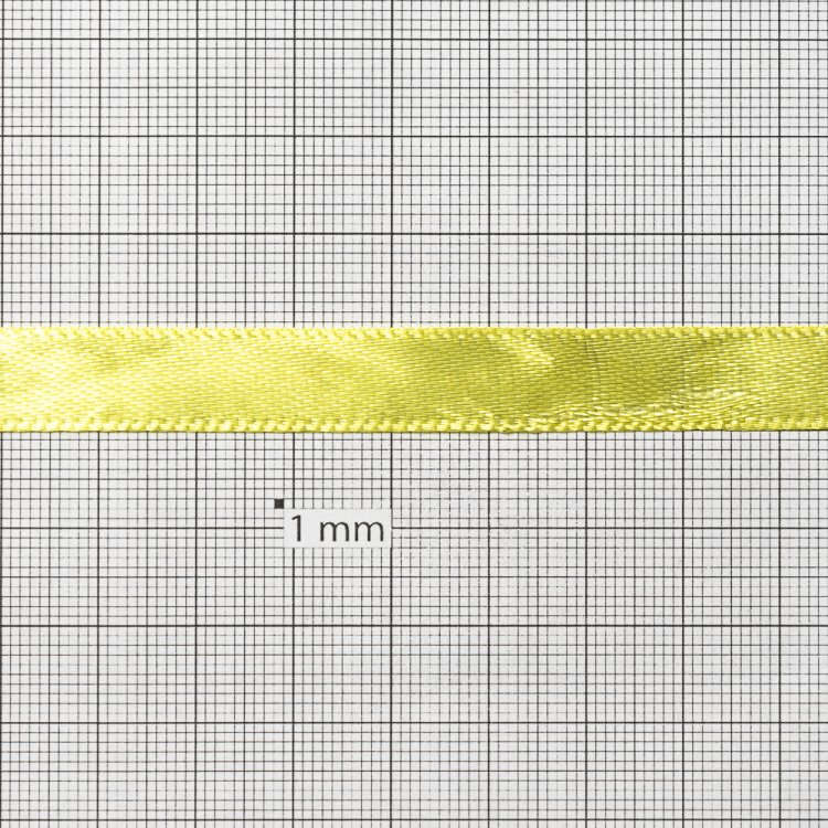 Стрічка атласна 10 мм жовта