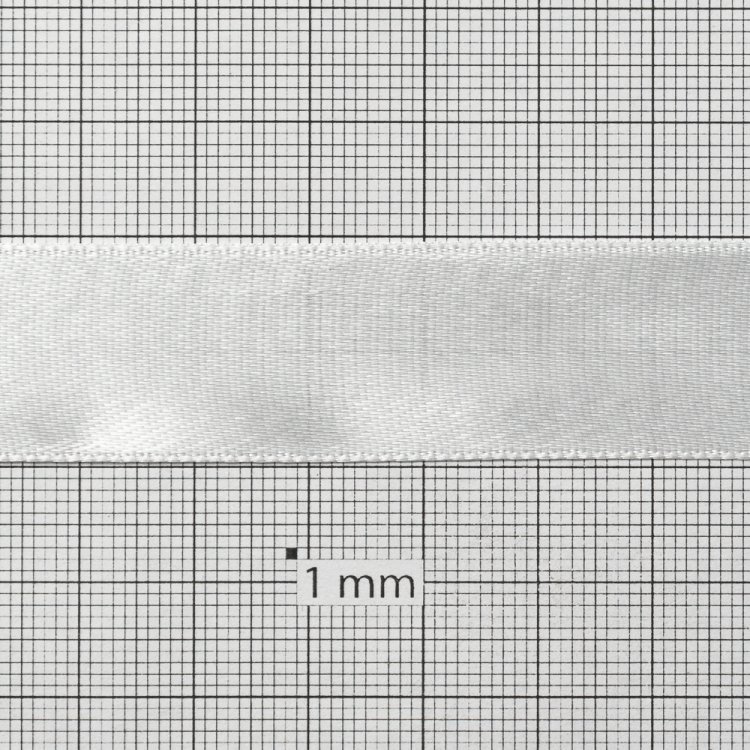 Стрічка атласна 20 мм біла
