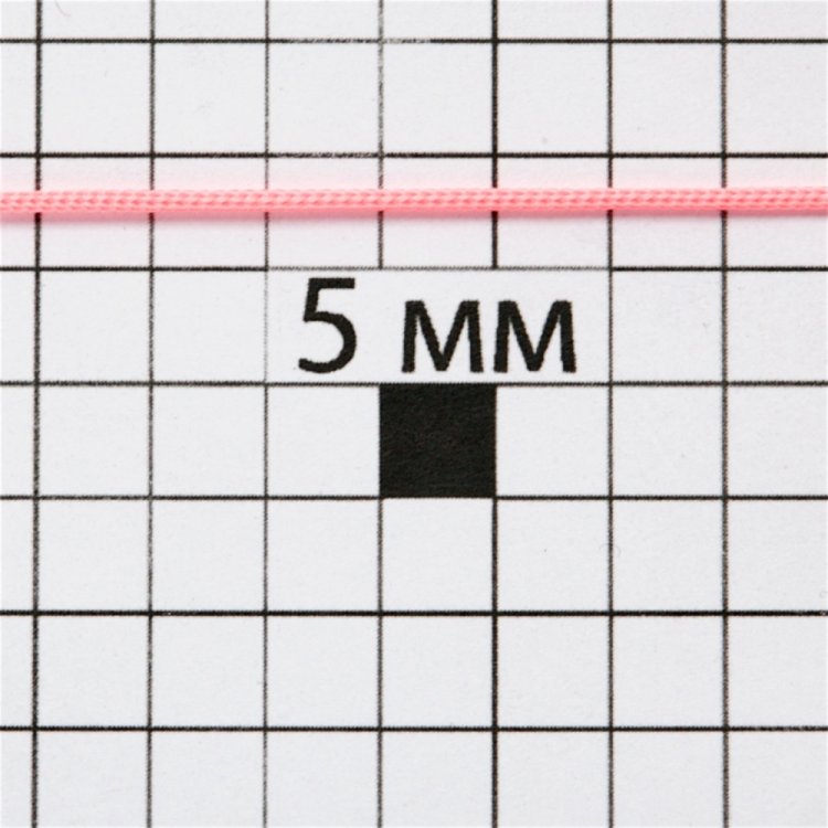 Нитка поліестерова рожевий 1 мм