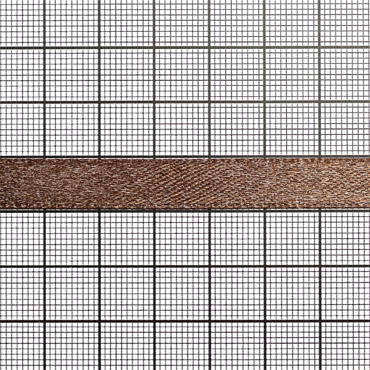 Стрічка атласна 10 мм коричнева