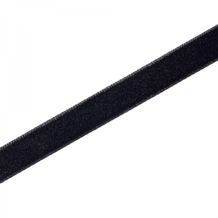 Стрічка оксамитова 10 мм чорна