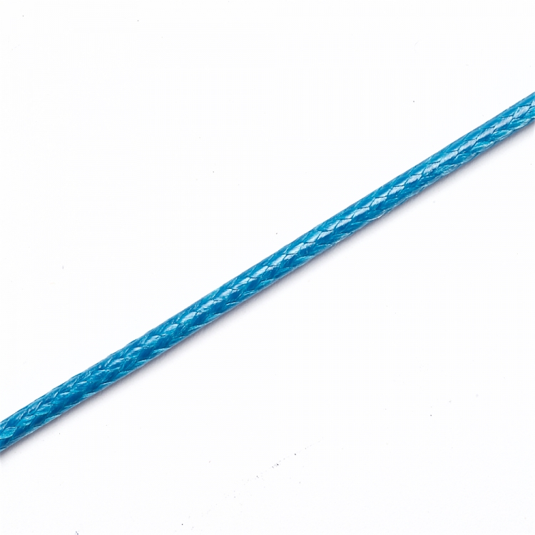 Плетёный шнур тёмно-синий синтетика 2 мм