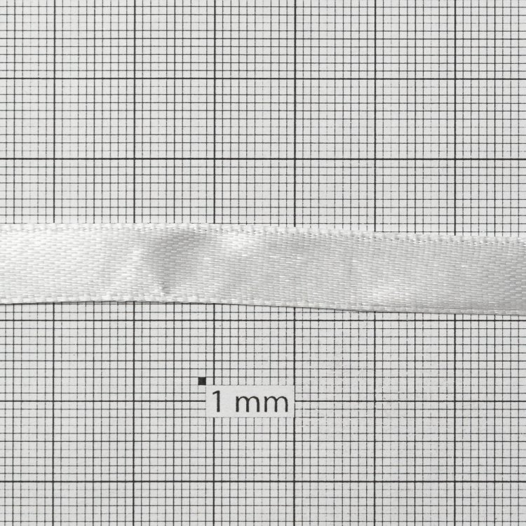 Стрічка атласна 10 мм біла