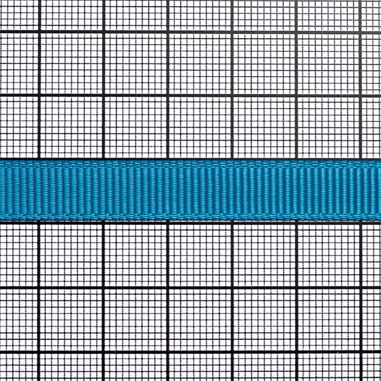Лента репсовая 10 мм светло-синяя